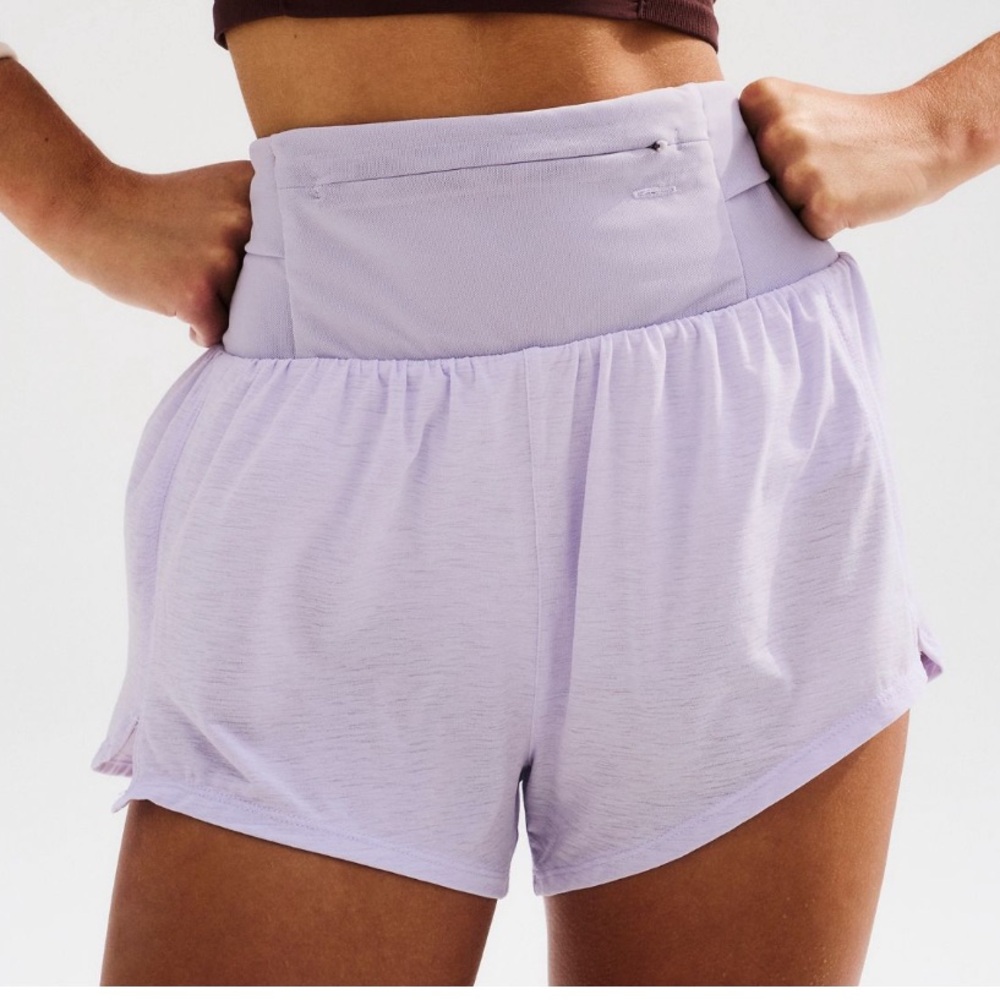NWOT FP Movement Tempo Light As Air Run Shorts Lavender Small
